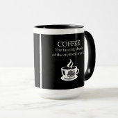 Koffie: de favoriete drink mok (Voorkant rechts)