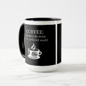 Koffie: de favoriete drink mok (Voorkant links)