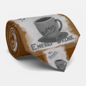 Koffie - de oorspronkelijke energie-Drink Stropdas (Opgerold)