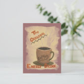 Koffie - de Originele Drink van de Energie Briefkaart (Staand voorkant)