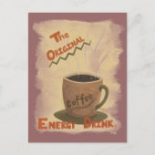 Koffie - de Originele Drink van de Energie Briefkaart (Voorkant)