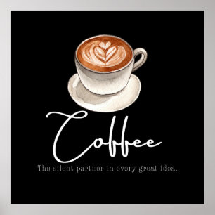 Koffie: De stille partner Poster