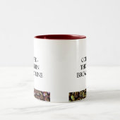 KOFFIE DE THIN BROWN LIJN TWEEKLEURIGE KOFFIEMOK (Center)