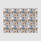 Koffie Decoupage Tissuepapier, Cafe Latte Espresso Tissuepapier (Voorkant)