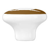 Koffie deurknop kastgreep keramische knop (Zijkant)