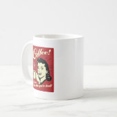 Koffie die je kunt slapen als je dood bent koffiemok (Voorkant links)