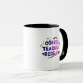 Koffie Docent Herhaal Mok – Grappig Docent Cadeau (Voorkant rechts)
