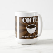 Koffie doet het lichaam Good II Mok (Voorkant rechts)