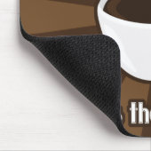 Koffie doet het lichaam Good II Mousepad Muismat (Hoek)