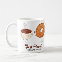  koffie Donut BFF Beste vrienden