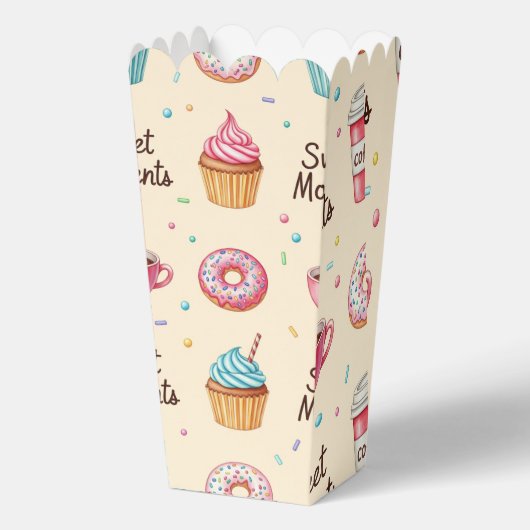 Koffie, donuts en cupcakes van Natasha Us Bedankdoosjes (Voorkant)