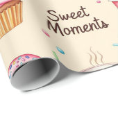 Koffie, donuts en cupcakes van Natasha Us Cadeaupapier (Rol Hoek)