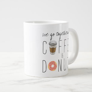 "Koffie & Donuts" Reuzenmok Grote Koffiekop