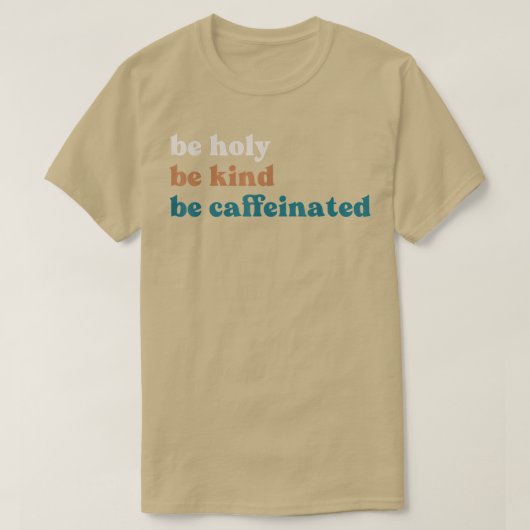 Koffie-Drink is een soort heilige cafeïne T-shirt (Design voorkant)