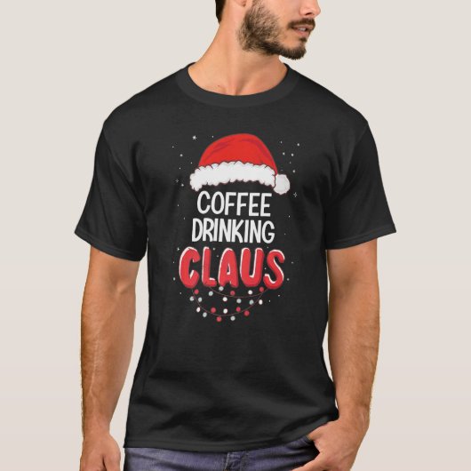 Koffie Drink kerstkerstkerstkerstcadeaus T-shirt (Voorkant)