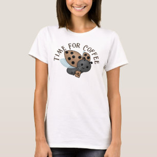Koffie Drink Ladybug T-Shirt