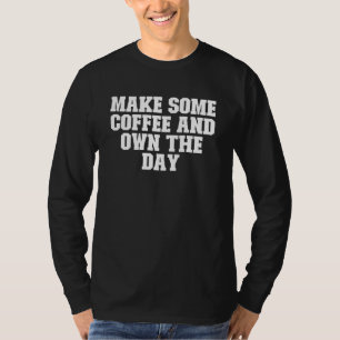 Koffie Drink mam Grafisch 2022 Latte Quote mam T-shirt