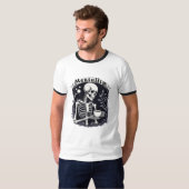 Koffie Drink skeletmentaliteit T-shirt (Voorkant volledig)