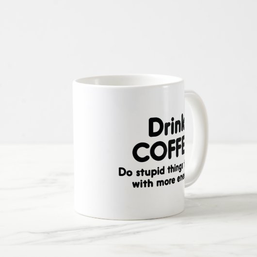 Koffie Drink: Snellere dingen, met meer Koffiemok (Voorkant rechts)