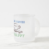 Koffie Drink, wees blij - Mok (Voorkant rechts)