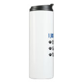 Koffie Drinken, dieren redden, kranen maken Thermosbeker (Gedraaid links)