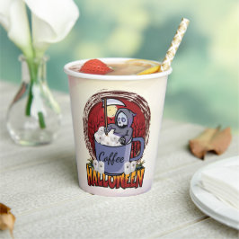 Koffie Drinken en eng zijn Papieren Bekers