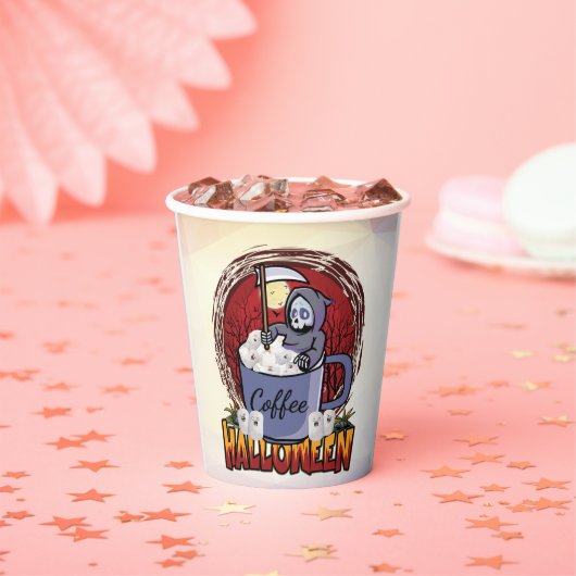 Koffie Drinken en eng zijn Papieren Bekers (Insitu)