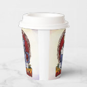 Koffie Drinken en eng zijn Papieren Bekers (Rechts)