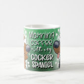 Koffie drinken met mijn Cocker Spaniel Koffiemok (Center)