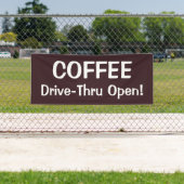KOFFIE Drive-Thru Open! Banner (Insitu)