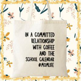 Koffie drukke moeder grap cadeau Moederdag Tote Bag