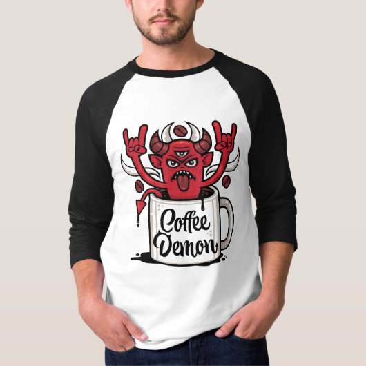 Koffie Duivel T-shirt (Voorkant)