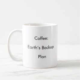 Koffie: Earth’s Backup Plan heeft een leuke mok