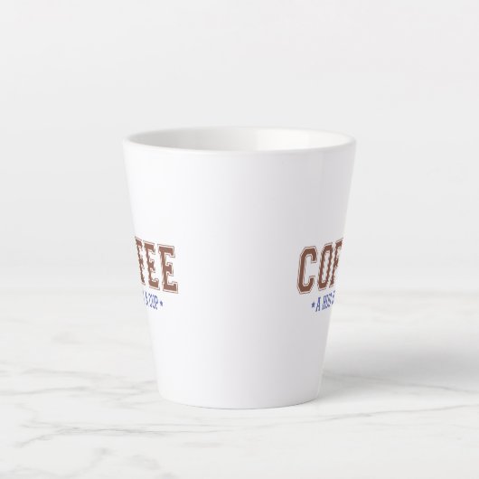 Koffie: Een beker in een beker met letterlijke Mok (Voorkant)