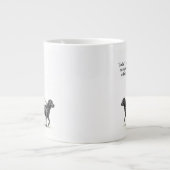 Koffie & een Black Lab beginnen de dag goed Grote Koffiekop (Voorkant)