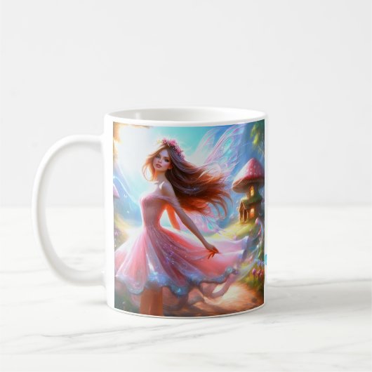 Koffie, een glimlach, een mooie dag, een kop (Links)