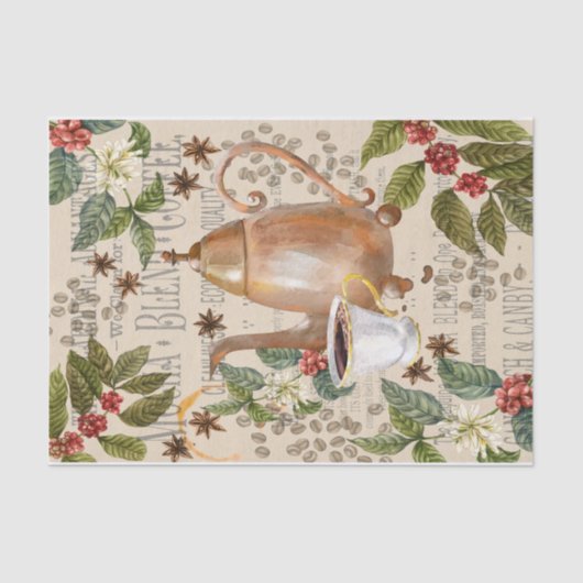 Koffie één tissuepapier (Voorkant)