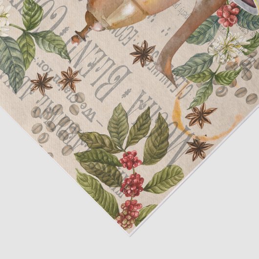 Koffie één tissuepapier (Detail)