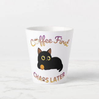 Koffie eerst, chaos later Latte mok