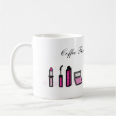Koffie eerst dan lippenstift koffiemok (Links)