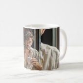 Koffie eerst, dan woorden mok 2026 (Voorkant rechts)