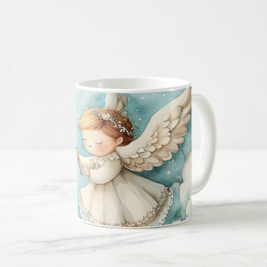 Koffie Eerst Engel Koffiemok (Voorkant rechts)