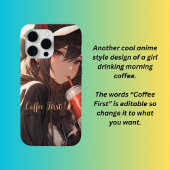 Koffie Eerst iPhone Hoesje