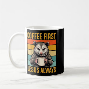 Koffie Eerst Jezus Christelijke Grappige Cadeaus O Koffiemok