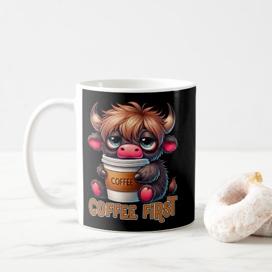 Koffie Eerst  Koffiemok (Met donut)