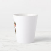 Koffie Eerst Later Opgegroeid Funny Latte Mok (Voorkant)