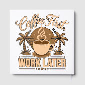 Koffie eerst, later werken – Powered by cafeïne Gastenboek (Achterkant)