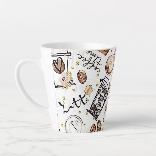 koffie eerst latte mok (Links)