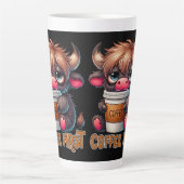 Koffie Eerst Latte Mok (Voorkant)