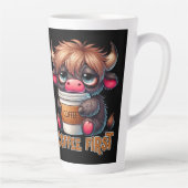 Koffie Eerst Latte Mok (Rechts)